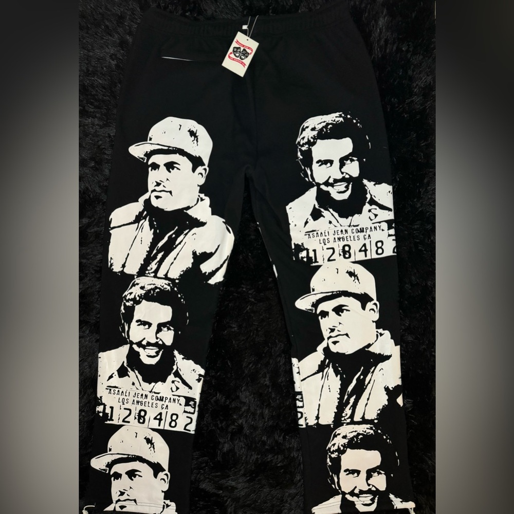 Asaali Oreo Cartel Sweatpants 100% cotton fleece High quality embroidery